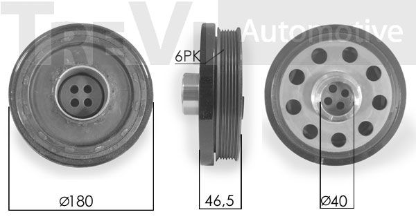 TREVI AUTOMOTIVE Rihmaratas,väntvõll PC1162